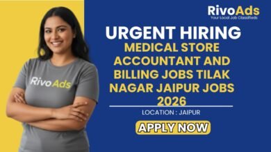Medical Store Accountant and Billing Jobs Tilak Nagar Jaipur Jobs 2026