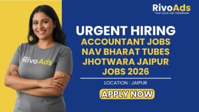 Accountant Jobs Nav Bharat Tubes Jhotwara Jaipur Jobs 2026