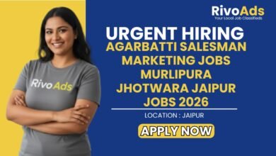 Agarbatti Salesman Marketing Jobs Murlipura Jhotwara Jaipur Jobs 2026
