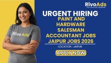 Paint and Hardware Salesman Accountant Jobs Jaipur Jobs 2026