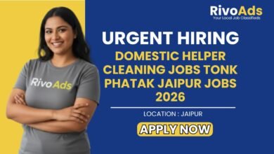 Domestic Helper Cleaning Jobs Tonk Phatak Jaipur Jobs 2026