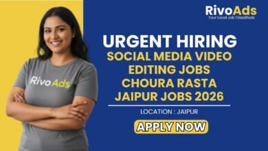 Social Media Video Editing Jobs Choura Rasta Jaipur Jobs 2026