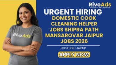 Domestic Cook Cleaning Helper Jobs Shipra Path Mansarovar Jaipur Jobs 2026