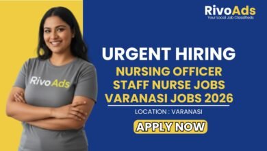 Nursing Officer Staff Nurse Jobs Varanasi Jobs 2026