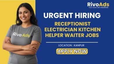 Receptionist Electrician Kitchen Helper Waiter Jobs Kanpur Jobs 2026