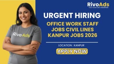Office Work Staff Jobs Civil Lines Kanpur Jobs 2026