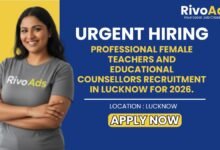 Professional Female Teachers and Educational Counsellors recruitment in Lucknow for 2026.