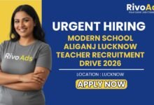 Specialized educator recruitment drive at Atharva Academy, Gomti Nagar, Lucknow for 2026.