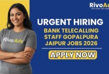 Bank Telecalling Staff Gopalpura Jaipur Jobs 2026