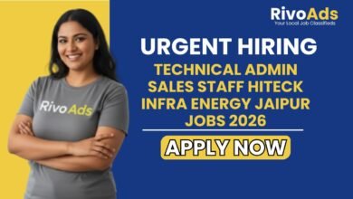 Technical Admin Sales Staff Hiteck Infra Energy Jaipur Jobs 2026