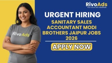 Sanitary Sales Accountant Modi Brothers Jaipur Jobs 2026