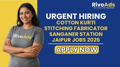 Cotton Kurti Stitching Fabricator Sanganer Station Jaipur Jobs 2026
