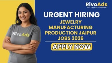 Jewelry Manufacturing Production Jaipur Jobs 2026