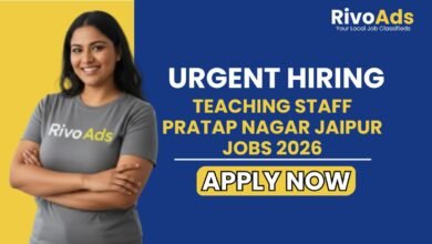 Teaching Staff Pratap Nagar Jaipur Jobs 2026