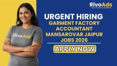 Garment Factory Accountant Mansarovar Jaipur Jobs 2026