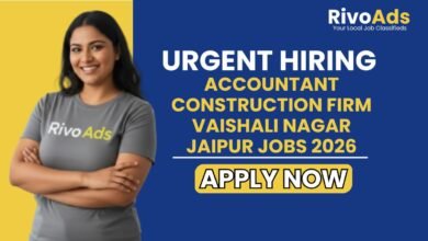 Accountant Construction Firm Vaishali Nagar Jaipur Jobs 2026