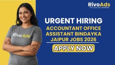 Accountant Office Assistant Bindayka Jaipur Jobs 2026