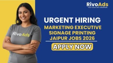 Marketing Executive Signage Printing Jaipur Jobs 2026