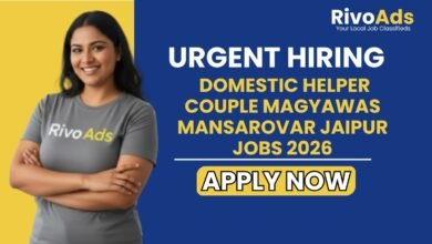Domestic Helper Couple Magyawas Mansarovar Jaipur Jobs 2026