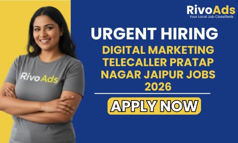 Digital Marketing Telecaller Pratap Nagar Jaipur Jobs 2026