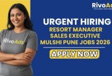Resort Manager Sales Executive Mulshi Pune Jobs 2026
