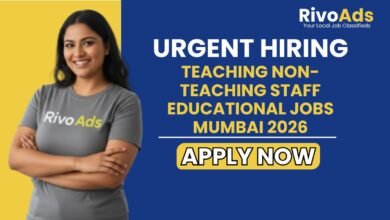Teaching Non-Teaching Staff Educational Jobs Mumbai 2026