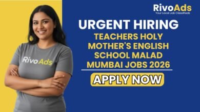 Teachers Holy Mother's English School Malad Mumbai Jobs 2026