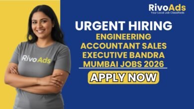 Engineering Accountant Sales Executive Bandra Mumbai Jobs 2026