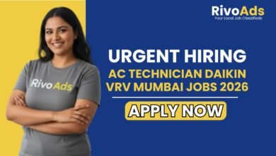 AC Technician Daikin VRV Mumbai Jobs 2026