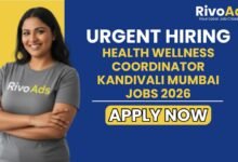 Health Wellness Coordinator Kandivali Mumbai Jobs 2026
