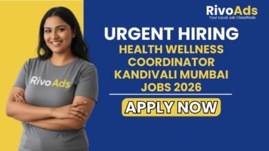 Health Wellness Coordinator Kandivali Mumbai Jobs 2026