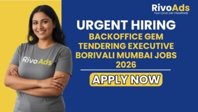 Backoffice GEM Tendering Executive Borivali Mumbai Jobs 2026