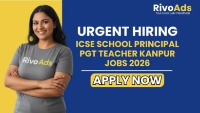 ICSE School Principal PGT Teacher Kanpur Jobs 2026