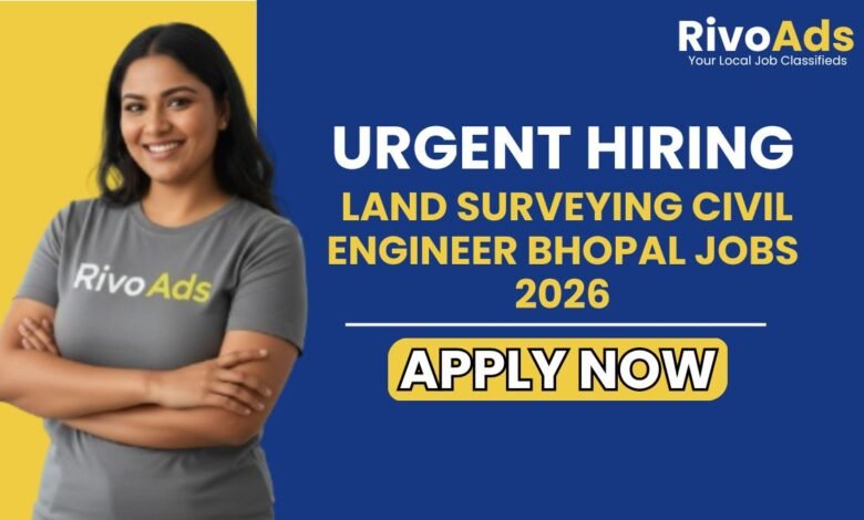 Land Surveying Civil Engineer Bhopal Jobs 2026