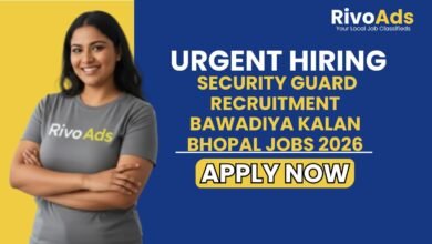 Security Guard Recruitment Bawadiya Kalan Bhopal Jobs 2026