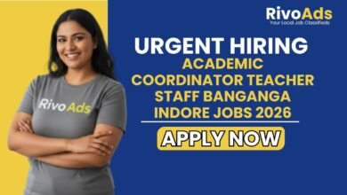 Academic Coordinator Teacher Staff Banganga Indore Jobs 2026