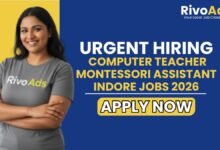 Computer Teacher Montessori Assistant Indore Jobs 2026