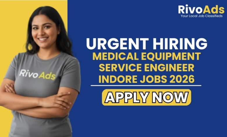 Medical Equipment Service Engineer Indore Jobs 2026