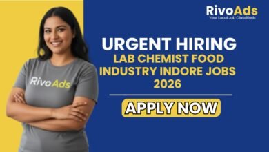 Lab Chemist Food Industry Indore Jobs 2026