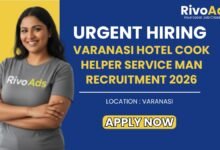 Varanasi Hotel Cook Helper Service Man Recruitment 2026