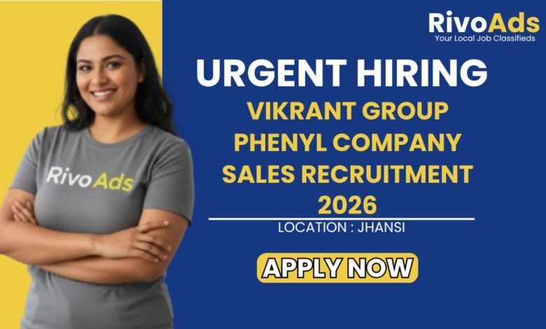 Vikrant Group Phenyl Company Sales Recruitment 2026