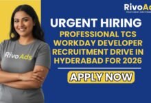 Professional TCS Workday Developer recruitment drive in Hyderabad for 2026
