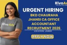 BKD Chauraha Jhansi CA Office Accountant Recruitment 2026