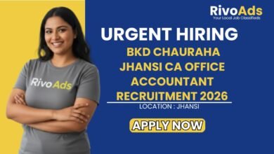 BKD Chauraha Jhansi CA Office Accountant Recruitment 2026