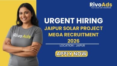 Jaipur Solar Project Mega Recruitment 2026