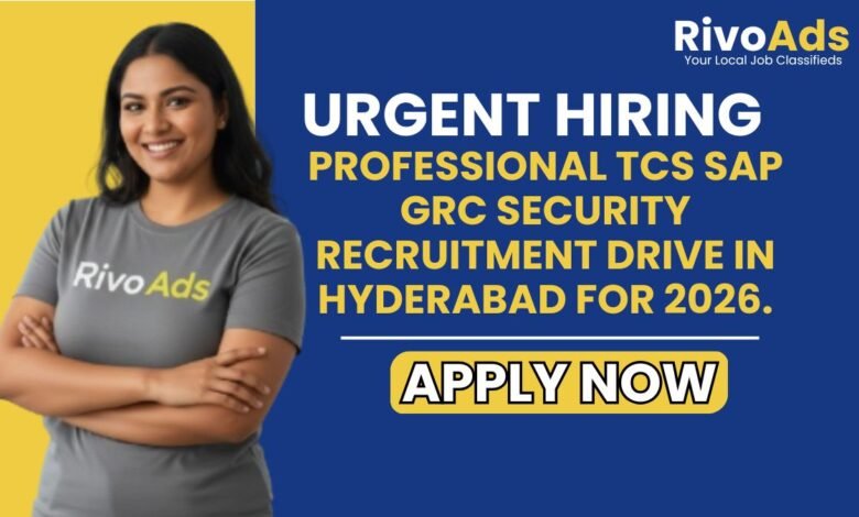SAP GRC Security Hyderabad Tech Jobs 2026