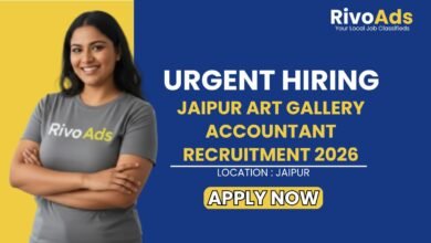 Jaipur Art Gallery Accountant Recruitment 2026