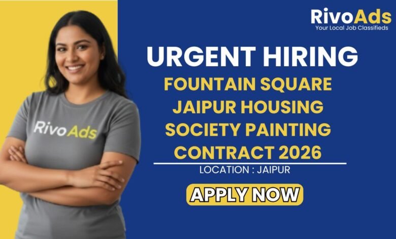 Fountain Square Jaipur Housing Society Painting Contract 2026