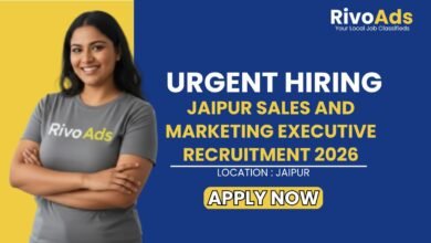 Jaipur Sales and Marketing Executive Recruitment 2026