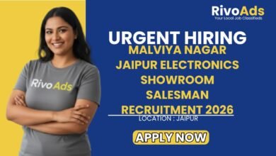 Malviya Nagar Jaipur Electronics Showroom Salesman Recruitment 2026